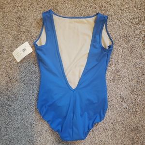 NWT Natalie Deep V-Back Tank Leotard